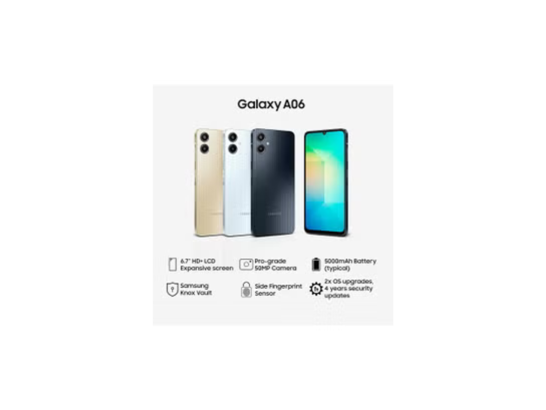 Samsung Galaxy A06 4G 6GB RAM 128GB Dual SIM Samsung Galaxy A06 4G 6GB RAM 128GB Dual SIM